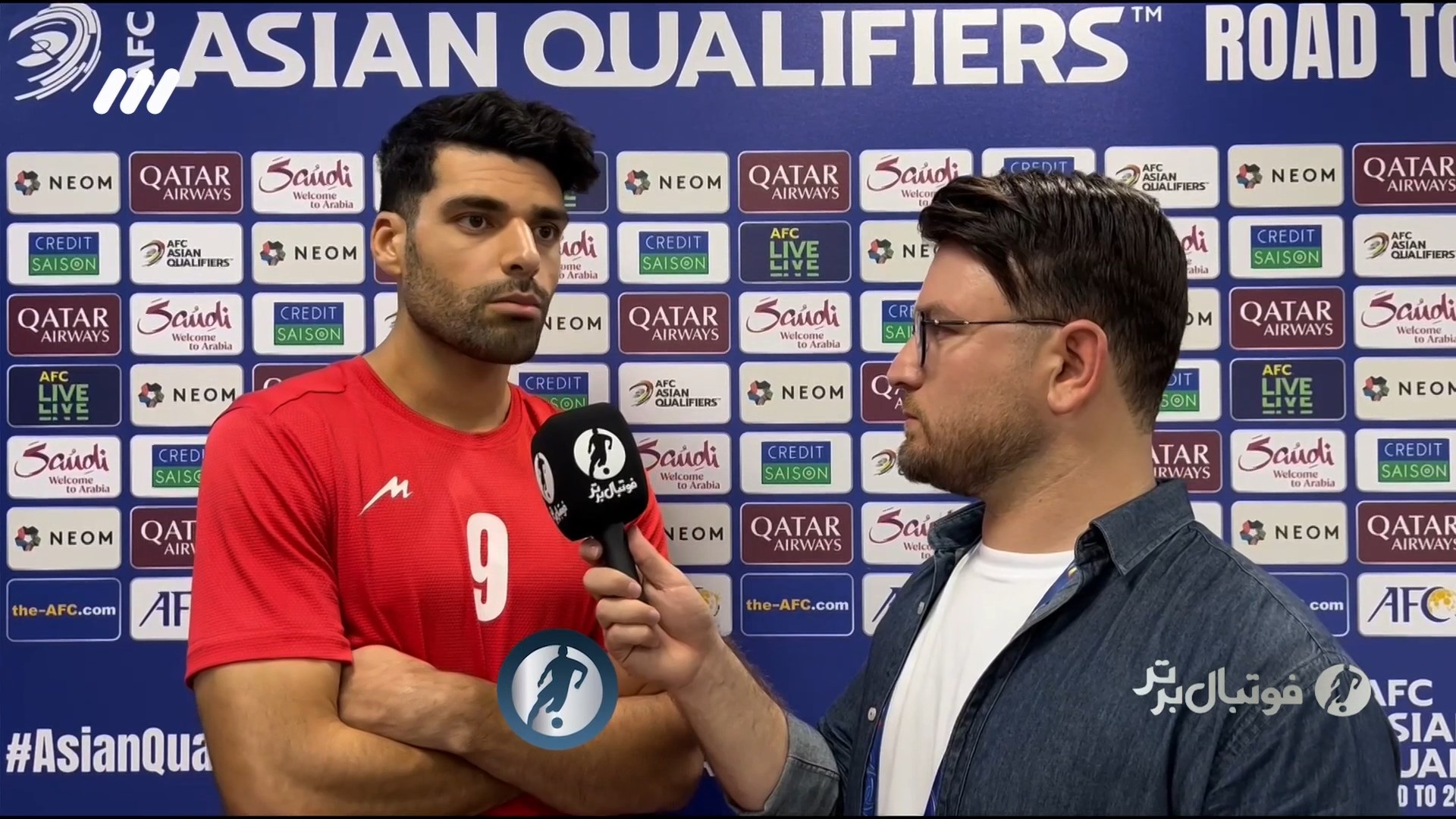 گفت و گو با علی قلی زاده، مهدی طارمی و سعید عزت اللهی قبل از بازی با قطر