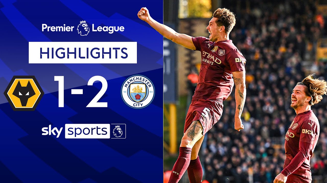 خلاصه بازی ولورهمپتون 1-2 منچسترسیتی