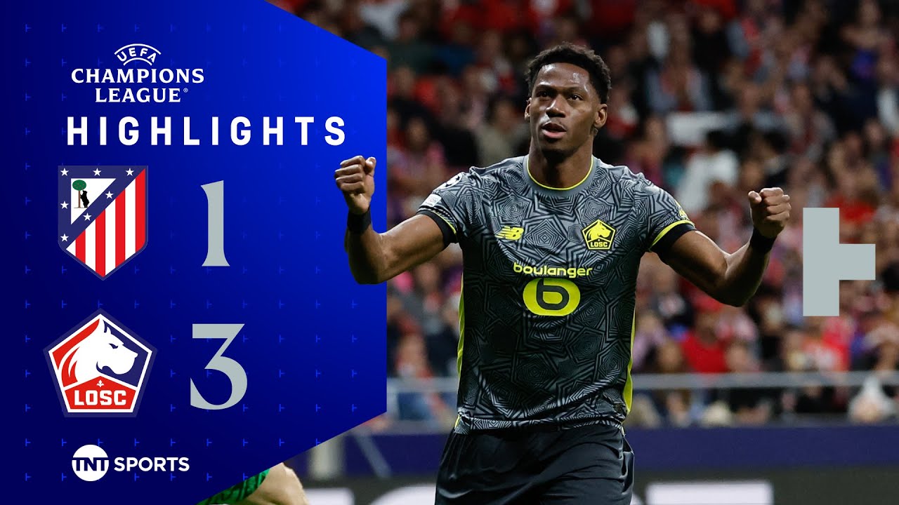 خلاصه بازی اتلتیکومادرید 1-3 لیل