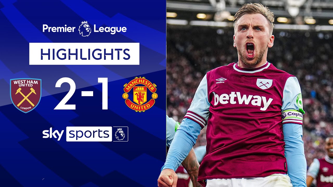 خلاصه بازی وستهام 2-1 منچستریونایتد