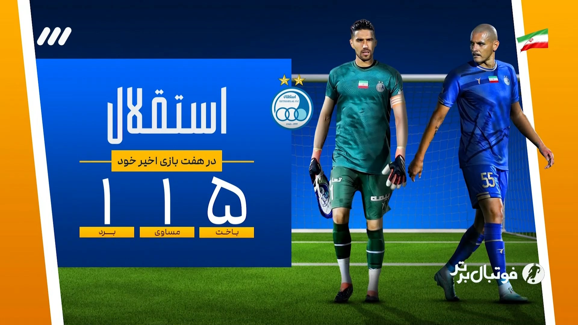 آمار و ارقام هفته نهم لیگ برتر ایران