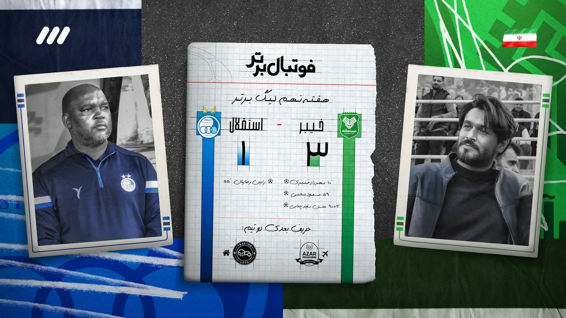 حواشی بازی خیبر و استقلال و کنفرانس جنجالی موسیمانه