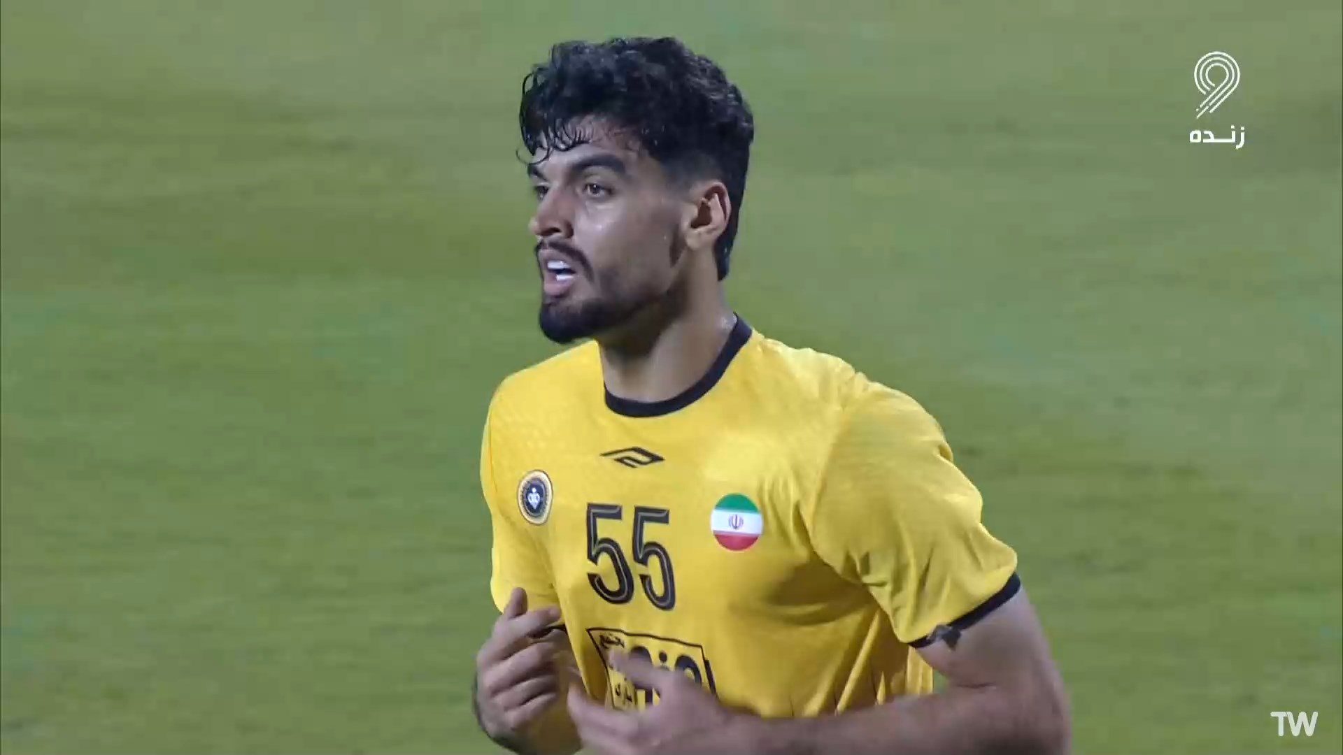 گل اول سپاهان به شارجه توسط محمدامین حزباوی