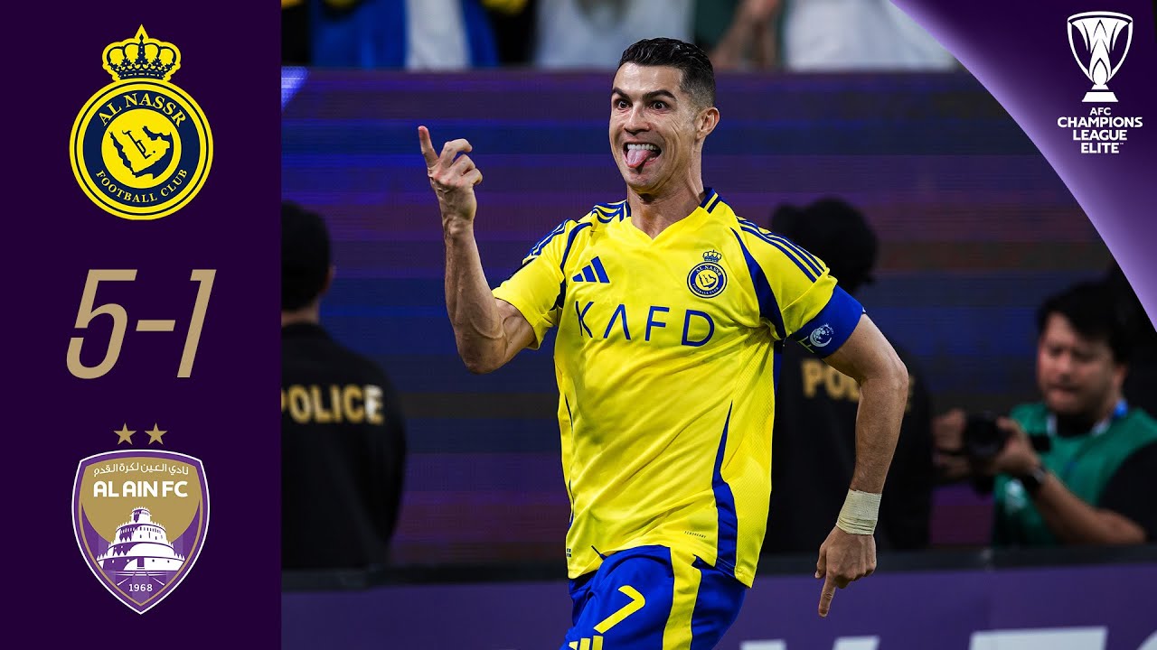 خلاصه بازی النصر 5-1 العین