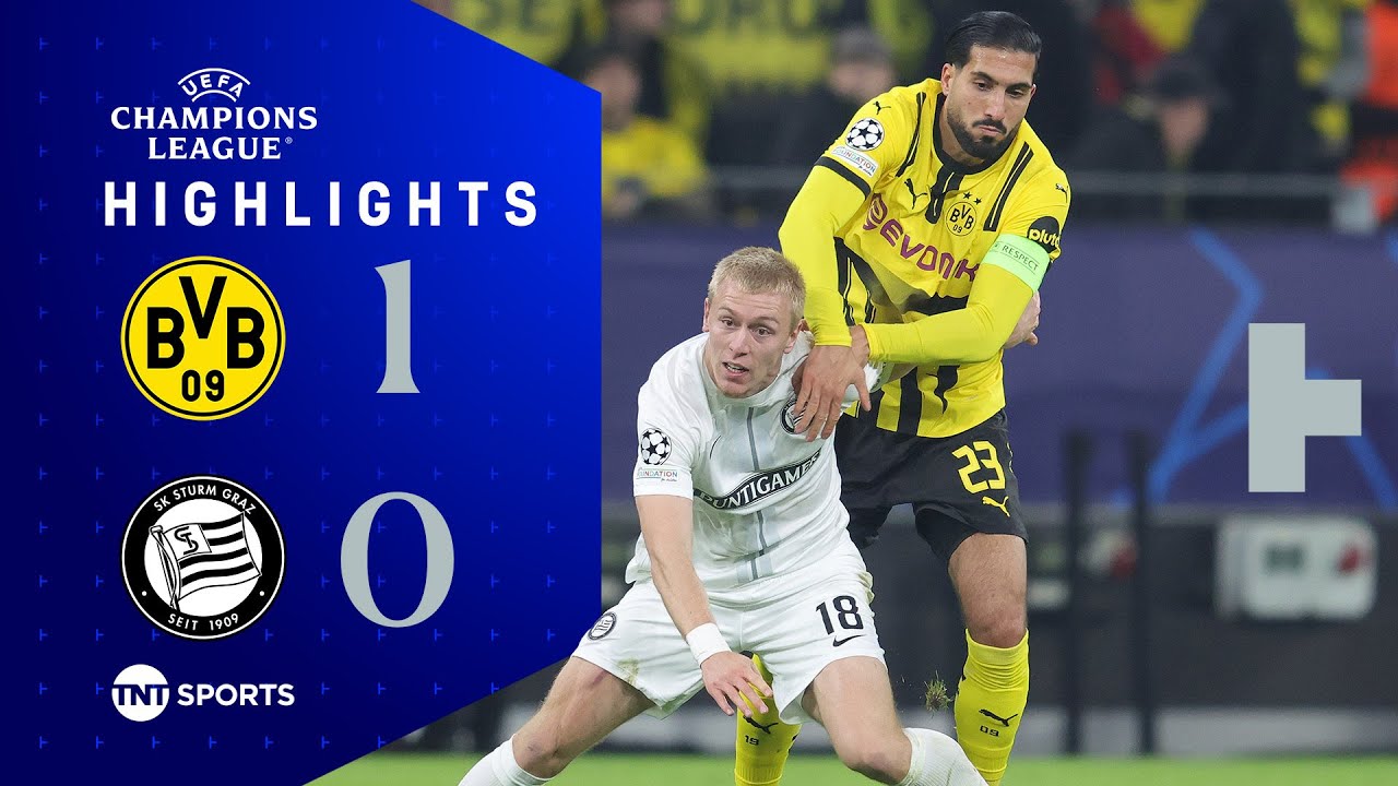 خلاصه بازی دورتموند 1-0 اشتورم گراتس