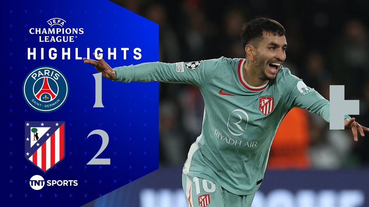 خلاصه بازی پاری سن ژرمن 1-2 اتلتیکومادرید