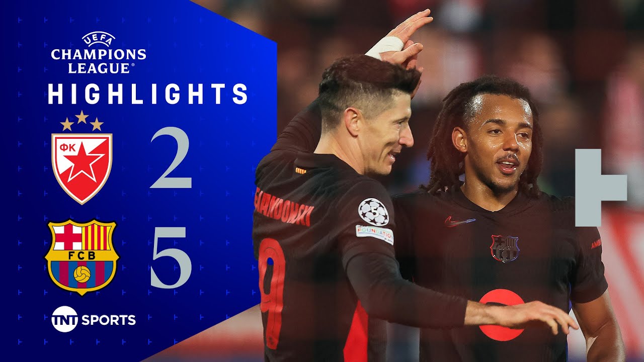 خلاصه بازی ستاره سرخ 2-5 بارسلونا