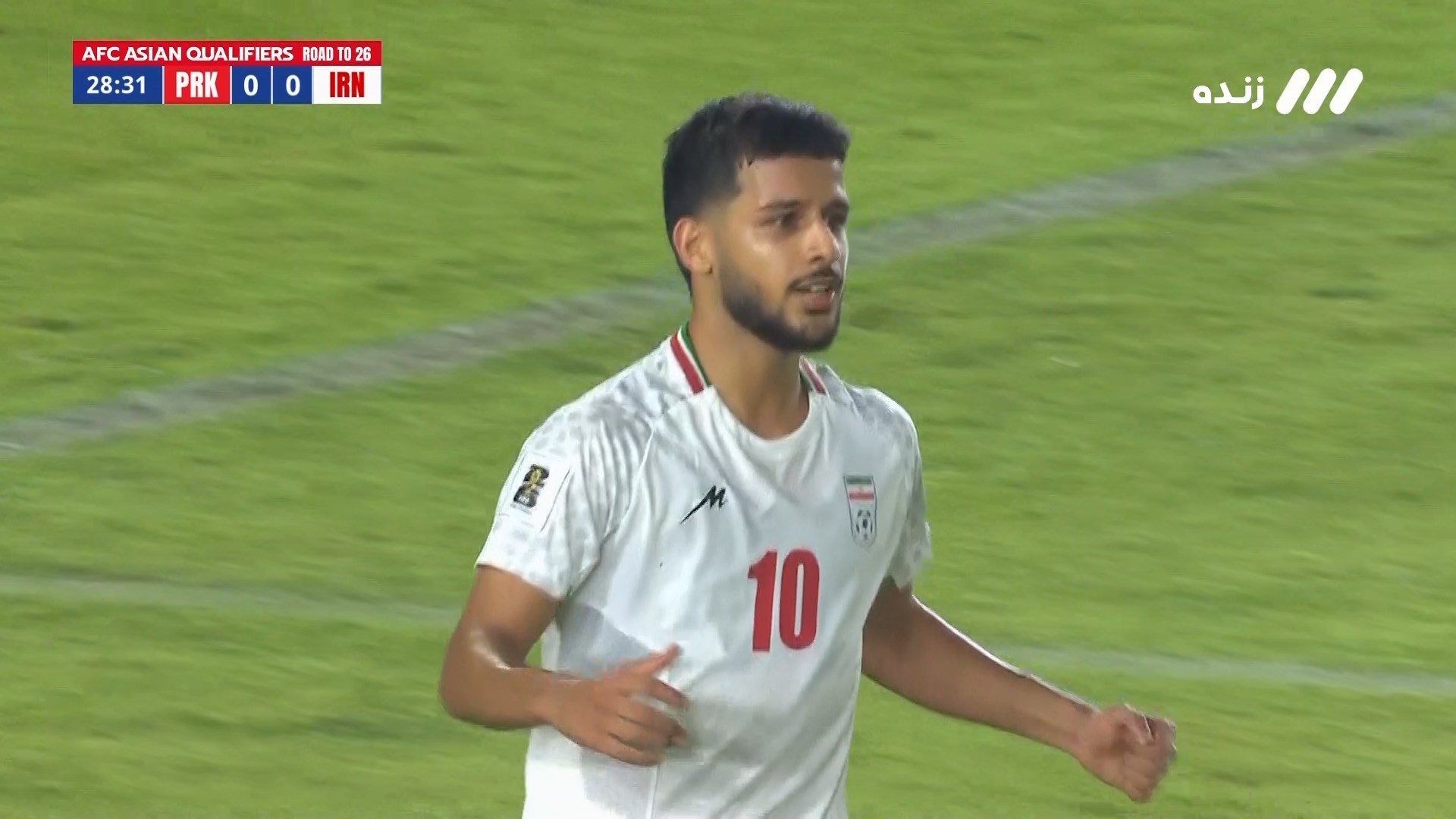 گل اول ایران به کره شمالی توسط مهدی قایدی