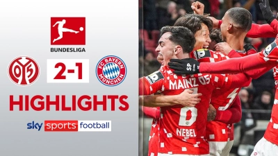 خلاصه بازی ماینتس 2-1 بایرن مونیخ