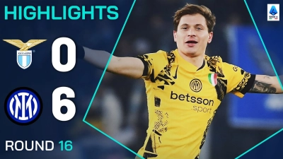 خلاصه بازی لاتزیو 0-6 اینتر