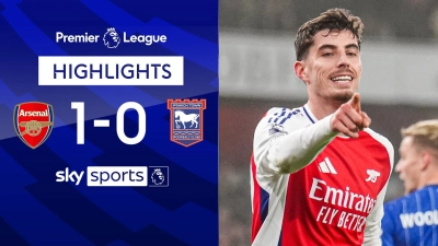 خلاصه بازی آرسنال 1-0 ایپسویچ
