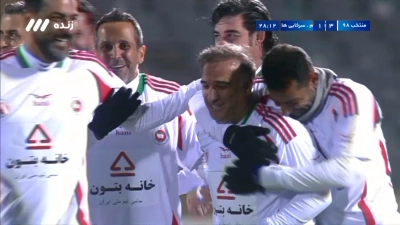 گل سوم منتخب 98 به منتخب سرخابی توسط سیروس دین محمدی