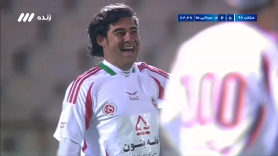 گل ششم منتخب 98 به منتخب سرخابی با دبل بهنام سراج