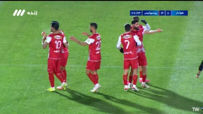 گل سوم پرسپولیس به هوادار توسط عیسی آل کثیر