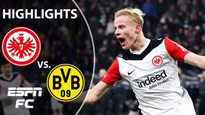 خلاصه بازی آینتراخت فرانکفورت 2-0 دورتموند
