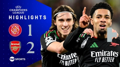 خلاصه بازی خیرونا 1-2 آرسنال