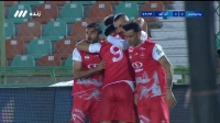 گل اول پرسپولیس به گل گهر توسط سردار دورسون