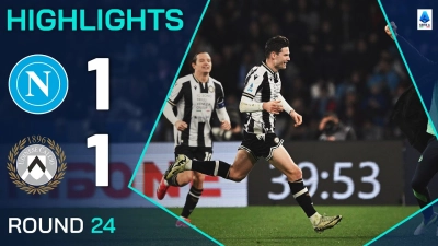 خلاصه بازی ناپولی 1-1 اودینزه