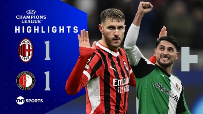 خلاصه بازی میلان 1-1 فاینورد