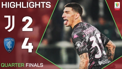 خلاصه بازی یوونتوس 1-1 امپولی | ضربات پنالتی 2-4