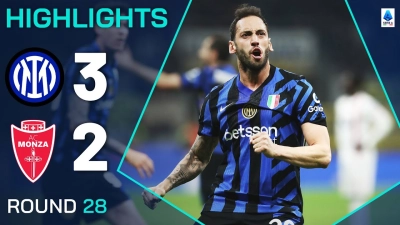 خلاصه بازی اینتر 3-2 مونزا