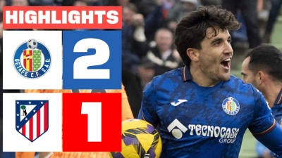 خلاصه بازی ختافه 2-1 اتلتیکومادرید