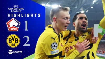 خلاصه بازی لیل 1-2 دورتموند
