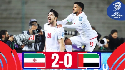 خلاصه بازی ایران 2-0 امارات