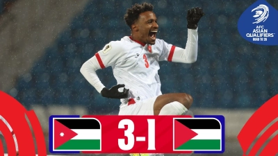 خلاصه بازی اردن 3-1 فلسطین