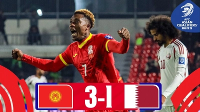 خلاصه بازی قرقیزستان 3-1 قطر