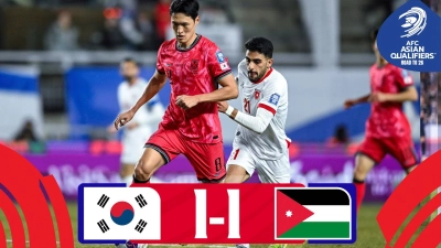 خلاصه بازی کره جنوبی 1-1 اردن