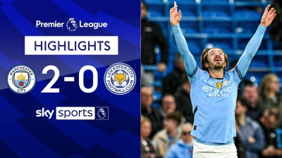 خلاصه بازی منچسترسیتی 2-0 لسترسیتی