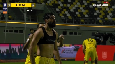 تک گل اتحاد کلبا به شباب الاهلی توسط شهریار مغانلو