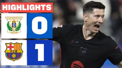 خلاصه بازی لگانس 0-1 بارسلونا