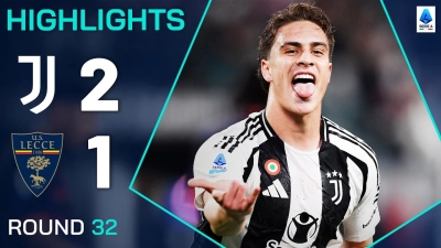 خلاصه بازی یوونتوس 2-1 لچه