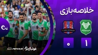 خلاصه بازی خیبر 1-0 نساجی