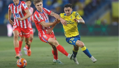 لاس‌پالماس ۱-۰ اتلتیکومادرید؛ شکار روخی بلانکو در جزایر قناری