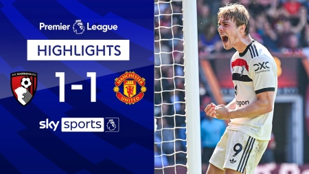 خلاصه بازی بورنموث 1-1 منچستریونایتد
