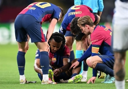 غیبت مدافع بارسا در بازی برگشت با اینتر و ال‌کلاسیکو