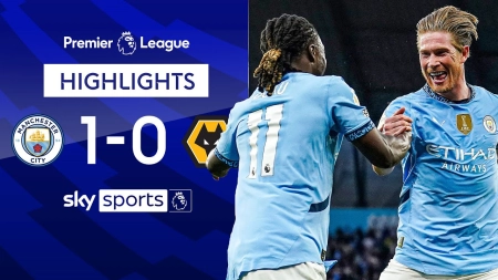 خلاصه بازی منچسترسیتی 1-0 ولورهمپتون