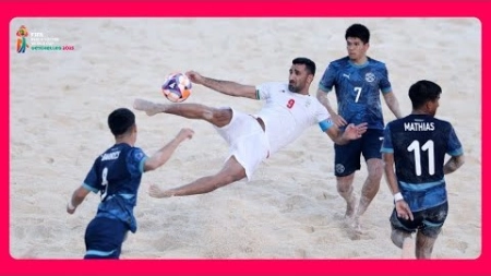 خلاصه بازی فوتبال ساحلی پاراگوئه 1-5 ایران