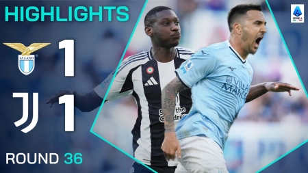 خلاصه بازی لاتزیو 1-1 یوونتوس