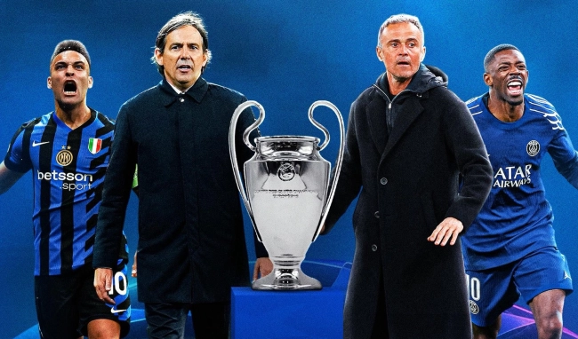 پیراهن‌های اینتر و پاری سن ژرمن در فینال لیگ قهرمانان اروپا مشخص شدند + عکس