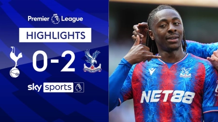 خلاصه بازی تاتنهام 0-2 کریستال پالاس