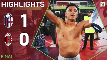 خلاصه بازی بولونیا 1-0 میلان | فینال جام حذفی