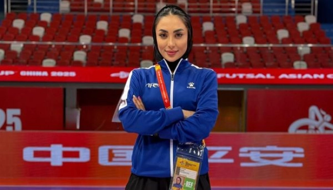 قضاوت بانوی ایرانی در فینال فوتسال آسیا