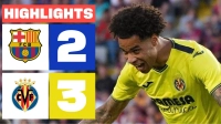 خلاصه بازی بارسلونا 2-3 ویارئال