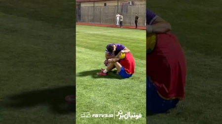 حسرت و ناراحتی بازیکنان آریو و صنعت نفت پس از عدم صعود به لیگ برتر