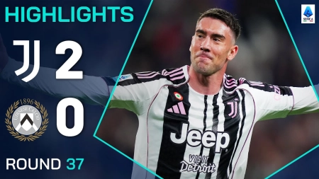 خلاصه بازی یوونتوس 2-0 اودینزه