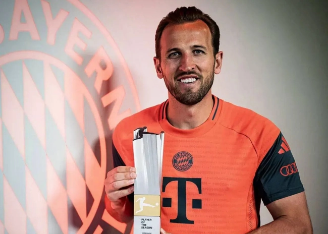 رسمی: هری کین بازیکن فصل بوندسلیگا شد